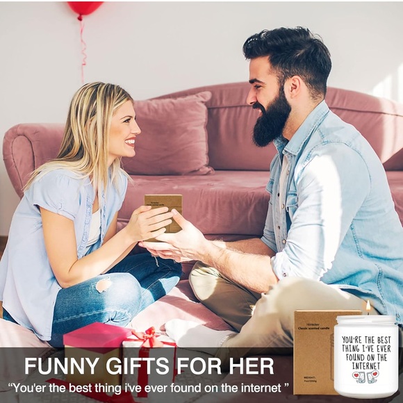 NWT Soy Wax Candle Romantic Funny Valentineines, Birthday, Anniversary Lavender - Picture 4 of 8